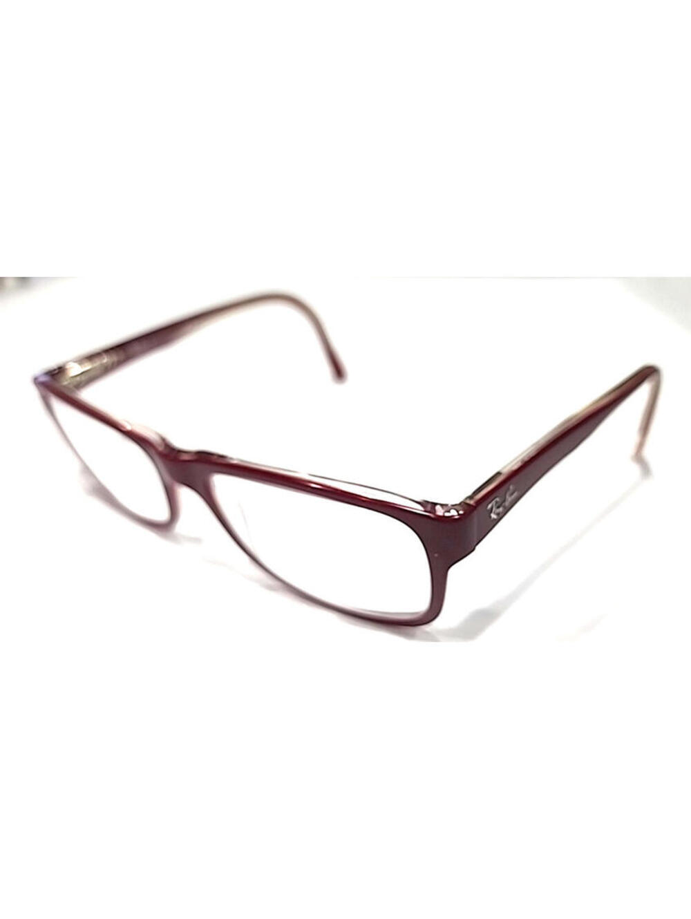Ray Ban RB5268 5738 Large Red Square Eyeglasses Frames 55-18 145 VG